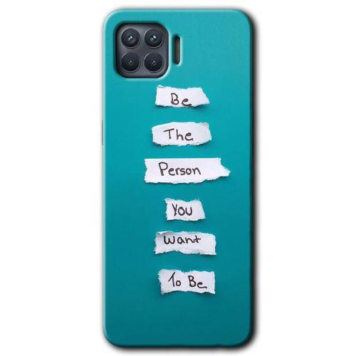Oppo Reno 4 Lite Kılıf HD Desen Baskılı Arka Kapak + Temperli Cam - Want You