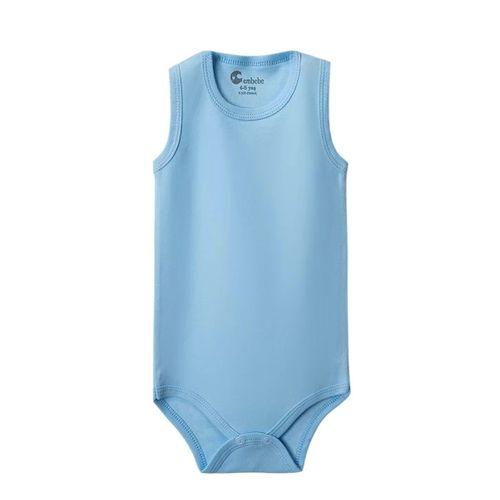 Mavi Askılı Body Zıbın 2-7 YAŞ Çocuklar İçin (3 ADET) Alttan Çıtçıtlı Özel Gereksinimli