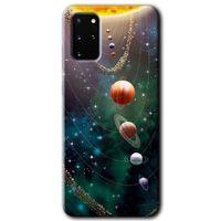 Potkal Hediye Fabrikası Samsung Galaxy S20 Plus Kılıf HD Desen Baskılı Arka Kapak - Cosmos