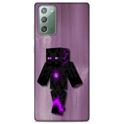 Lopard Samsung Galaxy Note 20 Uyumlu Kılıf PiXel (50) Shockproof Kılıf Mor