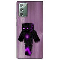 Lopard Samsung Galaxy Note 20 Uyumlu Kılıf PiXel (50) Shockproof Kılıf Mor