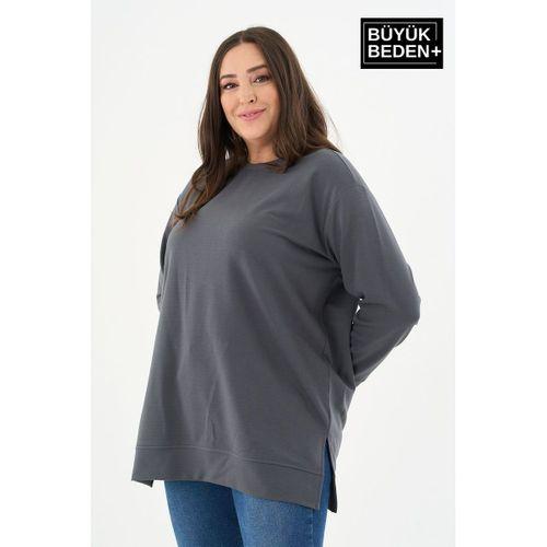 Kadın Tunik Büyük Beden  Sweatshırt SPR26BTK950