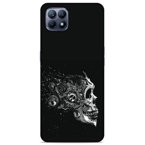 Lopard Huawei P40 Lite Uyumlu Kılıf Tattoo's (9) Kılıf Beyaz Siyah