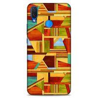Lopard Huawei Psmart 2019 Uyumlu Kılıf Wood'X (46) Core Armor Kılıf Desenli