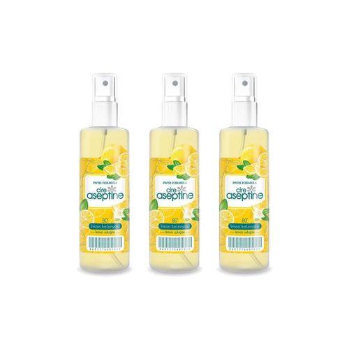 3 Adet Limon Kolonyası  Ev Ofis Pratik Kullanım Sprey 100ml