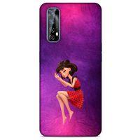 Huawei P Smart 2021 Kılıf Depresyon (40) Fit Silikon Kılıf Kahverengi Beyaz