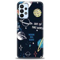 Samsung Galaxy A23 4G Kılıf HD Baskılı Kılıf - Space Fun + Tam Ekran Koruyucu