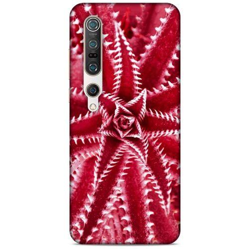 Lopard Xiaomi Mi 10 Pro Uyumlu Kılıf Bahar (27) Tasarımlı Kılıf Kırmızı