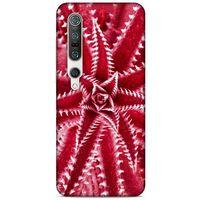 Lopard Xiaomi Mi 10 Pro Uyumlu Kılıf Bahar (27) Tasarımlı Kılıf Kırmızı