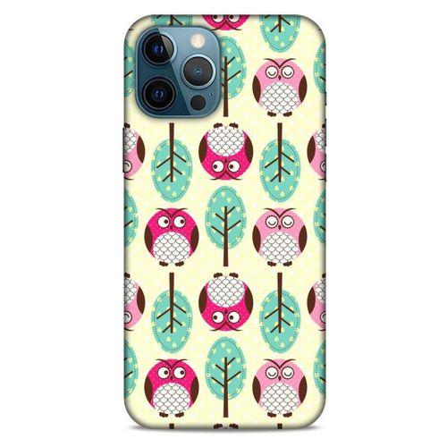 Baykuşlar (30) Desenli Silikon Kapak Telefon Kabı Apple iPhone 12 Pro Max Kılıf