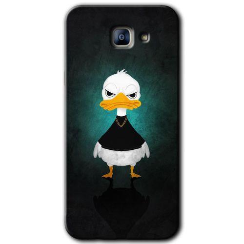 Galaxy A8 2016 Kılıf HD Desen Baskılı Arka Kapak - Angry Duck
