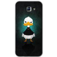 Galaxy A8 2016 Kılıf HD Desen Baskılı Arka Kapak - Angry Duck