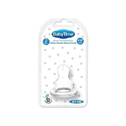 Baby Time BT100 Silikon Damaklı Biberon Emziği