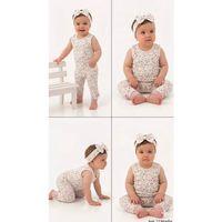 3/12 Ay Bandanalı Askılı Pamuk Bebek Takımı