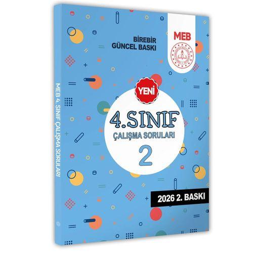 2026 MEB İlkokul 4 Sınıf Çalışma Soruları 2 Tüm Dersler Kazanım Pekiştirme Kitabı BASKI ÜCRETİ