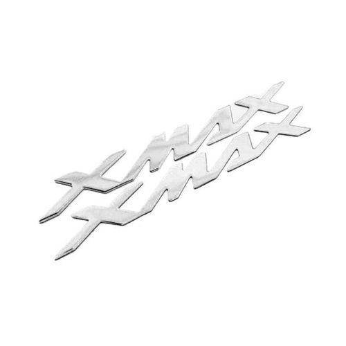 YAMAHA Yamaha Xmax 2012 - 2025 Uyumlu Sele Altı Metalik Yazı Seti Nikel