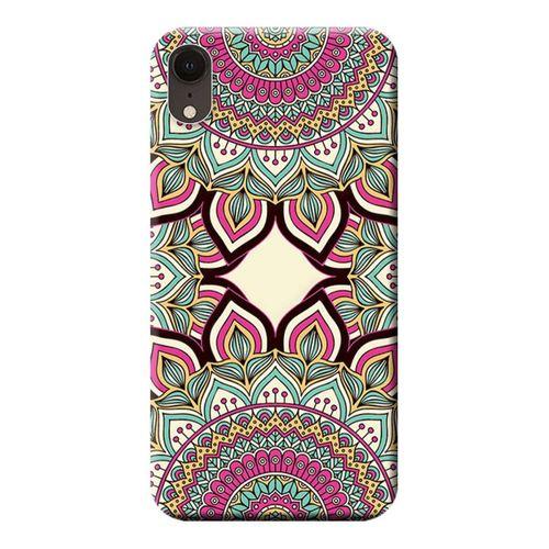 iPhone XR Kılıf Dekoratif Geometrik Vektörel Baskılı Esnek TPU Silikon