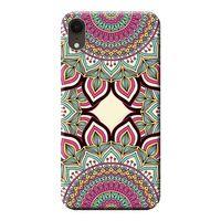 iPhone XR Kılıf Dekoratif Geometrik Vektörel Baskılı Esnek TPU Silikon