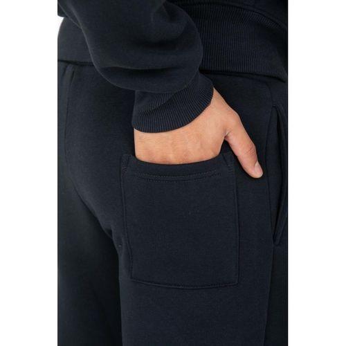 Şardonlu Kanguru Cepli Sweatshirt - 3 İplik Şardonlu Lastik Paça Erkek Eşofman Altı- Eşofman Takımı - Yeni Füme