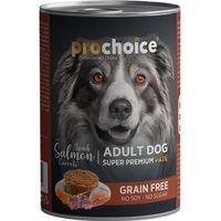 Pro Choice Kuzulu, Somonlu ve Havuçlu Yetişkin Köpek Konservesi 400 gr