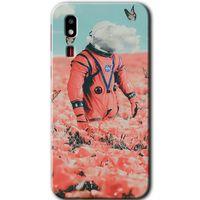 Galaxy A2 Core Kılıf HD Desen Baskılı Arka Kapak - Uzay Bahçesi