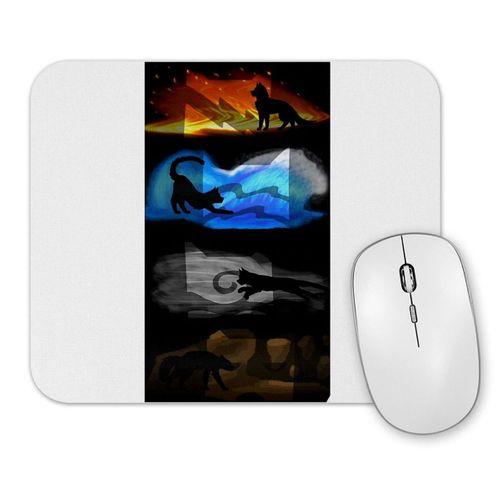 Warrior Cats Four Elements, Four Clans Mouse Pad