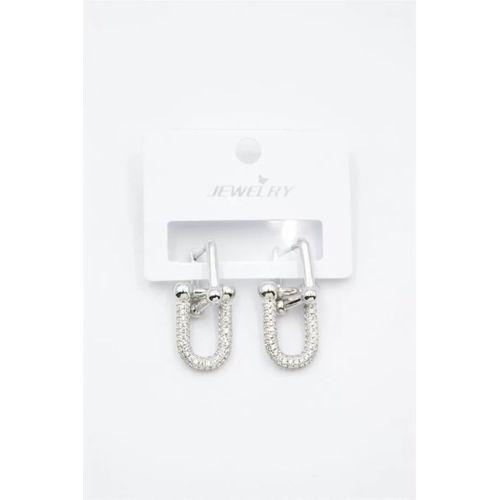 TF Zincir Küpe - Gümüş