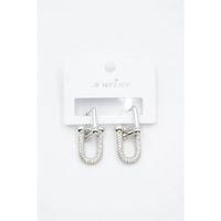 TF Zincir Küpe - Gümüş