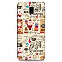 Retro (44) Desen Tough Armor Kılıf Renkli Samsung Galaxy J6 Plus Kılıf