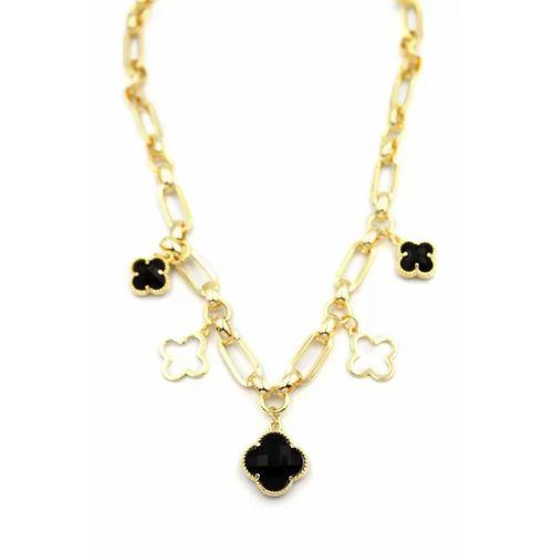 Vc Yonca Kolye - Siyah