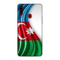 Samsung Galaxy A20s Uyumlu Kılıf Azarbaijan (21) Koruyucu Kapak Bayrak