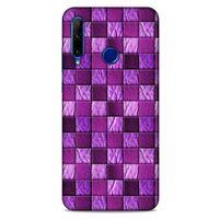 Huawei Honor 20 Lite Kılıf Patchwork (5) Koruma Kabı Fuşya