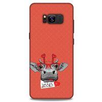 Animax Cute Cow Samsung Galaxy S8 Kılıf Desenli Silikon