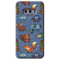 Samsung Galaxy S10e HD Baskılı Kılıf + 9D Tam Ekran Koruyucu - Animals Funny