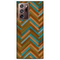 Lopard Samsung Galaxy Note 20 Ultra Uyumlu Kılıf Wood'X (38) Neo Hybrid Kılıf Desenli