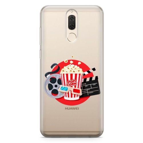 Huawei Mate 10 Lite Kılıf Sinema Popcorn Arka Kapak Koruma Desenli Full Koruyucu