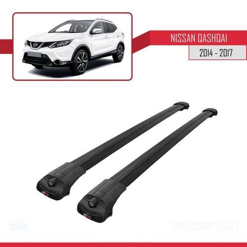Nissan Qashqai 2014-2017 Arası ile uyumlu ACE-1 Ara Atkı Tavan Barı SİYAH