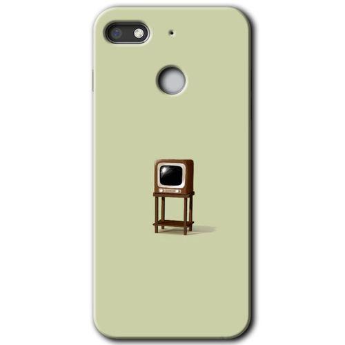 Potkal Hediye Fabrikası General Mobile GM 8 Go HD Baskılı Kılıf + 9D Tam Ekran Koruyucu - Retro-TV