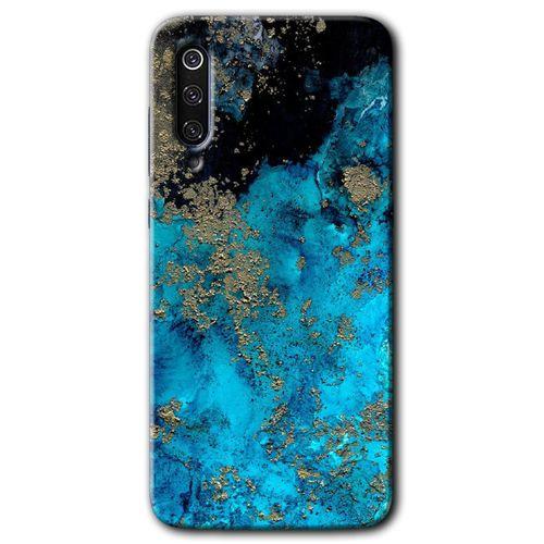 Xiaomi Mi 9 SE HD Baskılı Kılıf + 9D Tam Ekran Koruyucu - Klas Mermer