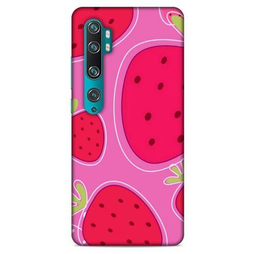 Xiaomi Mi Note 10 Uyumlu Kılıf Pembe Delisi (29) Arka Koruma Kılıfı Çilek