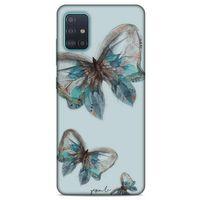 Y.Liva-2020 (Pepela) Samsung Galaxy A51 Kılıf Silikon Kapak Desenli