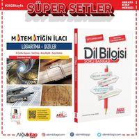 Acil Matematiğin İlacı Logaritma Diziler ve AKM Dil Bilgisi Soru Bankası Seti 2 Kitap