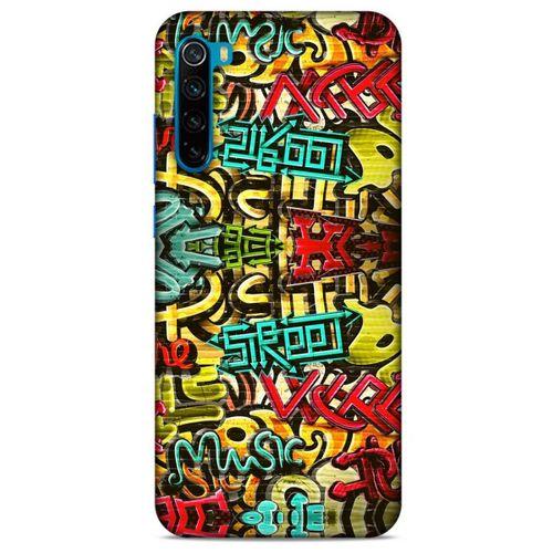 Graffitix (26) Desenli Silikon Kapak Xiaomi Redmi Note 8T Kılıf