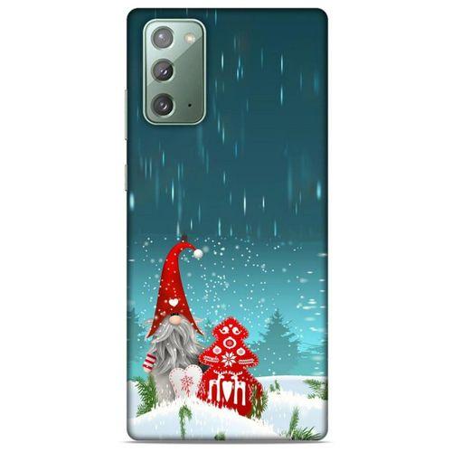 Samsung Galaxy Note 20 Kılıf Snowix (34) Slim Armor Kılıf Gri Kırmızı