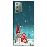 Samsung Galaxy Note 20 Kılıf Snowix (34) Slim Armor Kılıf Gri Kırmızı