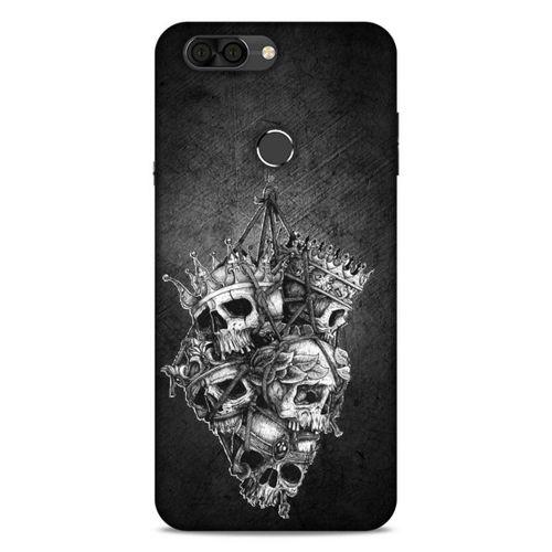 Lopard Vestel Venüs V6 Uyumlu Kılıf Tattoo's (47) Crystal Flex Kılıf Kafatasları