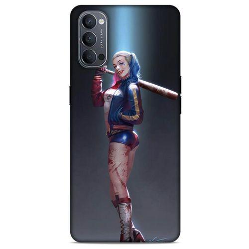 Oppo Reno 4 Uyumlu Kılıf Harley Quinn (14) Lansman Kılıf Antrasit