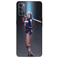 Oppo Reno 4 Uyumlu Kılıf Harley Quinn (14) Lansman Kılıf Antrasit