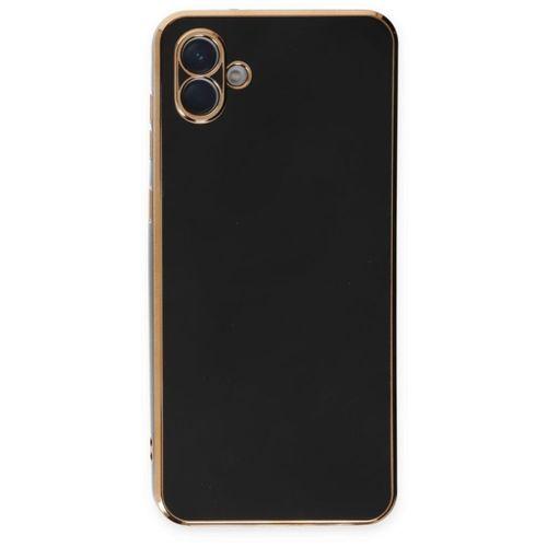 XD Samsung Galaxy A04E Kılıf Volet Silikon - Siyah