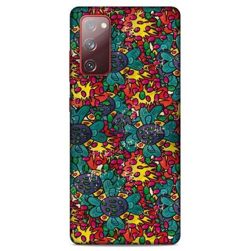 Lopard Samsung Galaxy S20 Fe Uyumlu Kılıf Soyut Sanat (29) Baskılı Arka Koruma Kılıfı